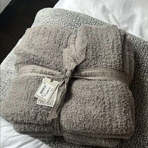 Barefoot Dreams Gray Throw